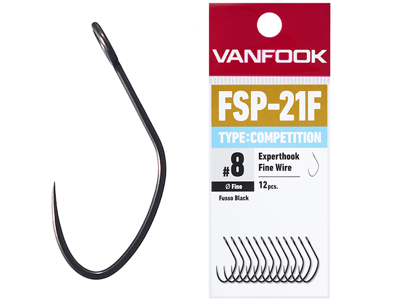 Carlige Vanfook FSP-21F Experthook Competition Fine Wire Hooks #6 [3]