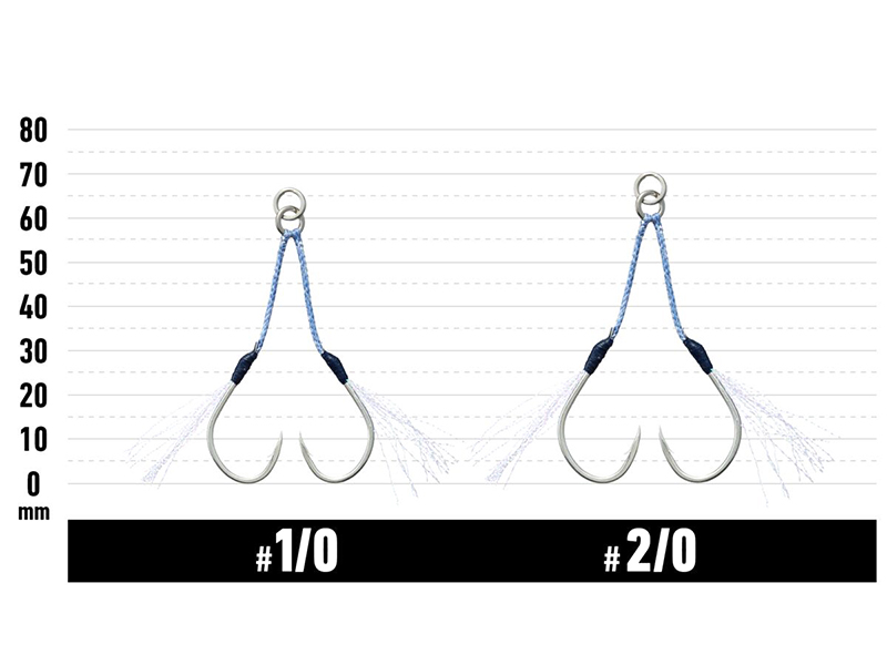 Carlige Vanfook JGR-45 Jigen Glitter Assist Standard Hooks #2/0 [1]