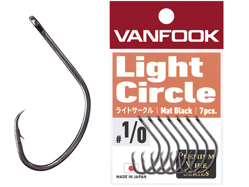 Carlige Vanfook Light Circle Premium Wire Series Hooks #1/0 - 7pcs [0]