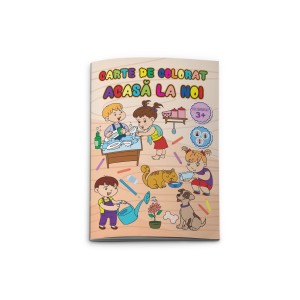 Cărți Educative, Activități - Carte colorat acasa la noi 770220 3 buc