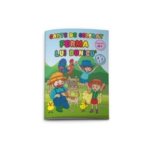 Cărți Educative, Activități - Carte colorat ferma lui bunicu 770176 3 buc