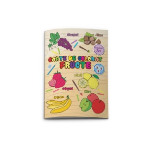 Cărți Educative, Activități - Carte colorat fructe 770183 3 buc