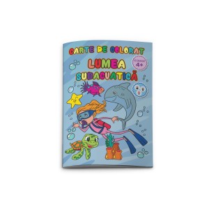 Cărți Educative, Activități - Carte colorat lumea subacvatica 770169 3 buc