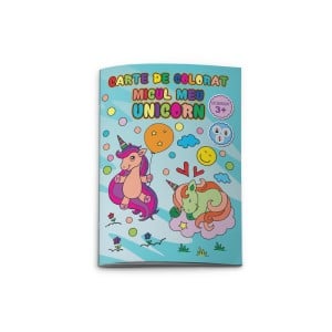 Cărți Educative, Activități - Carte colorat micul meu unicorn 770145 3 buc