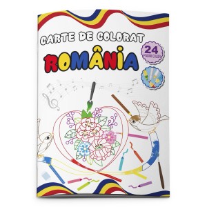 Cărți Educative, Activități - Carte colorat romania 771067