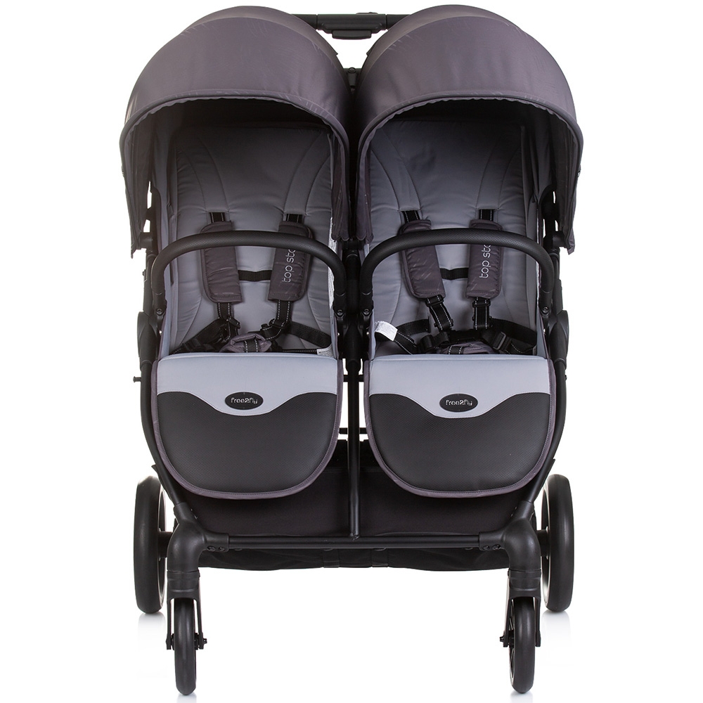 Carucior gemeni Chipolino Top Stars anthracite [2]