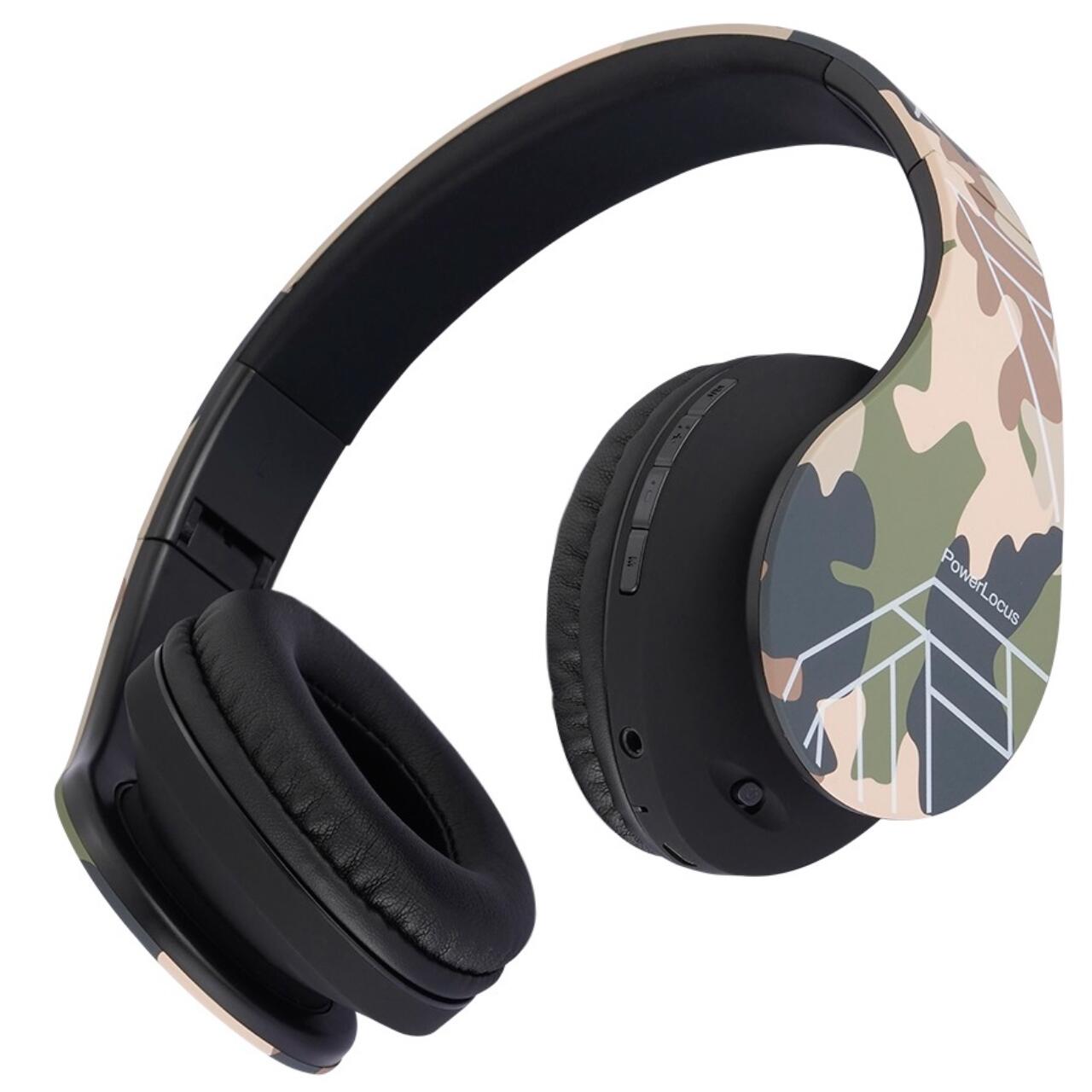 Produse copii IT - PowerLocus Casti pentru copii, Wireless, P2 Camo