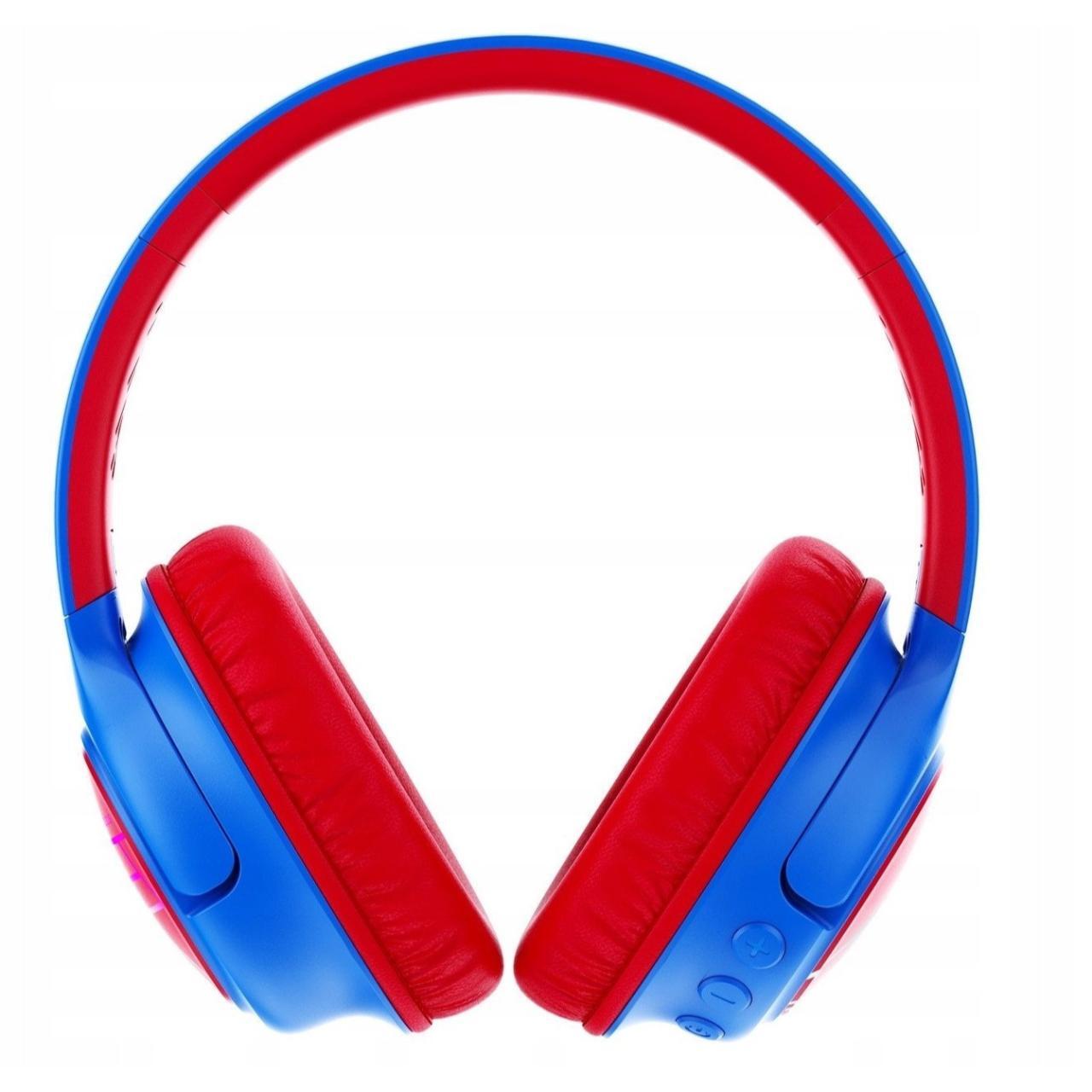 Produse copii IT - PowerLocus Casti pentru copii, Wireless, Bobo Kids Blue/Red