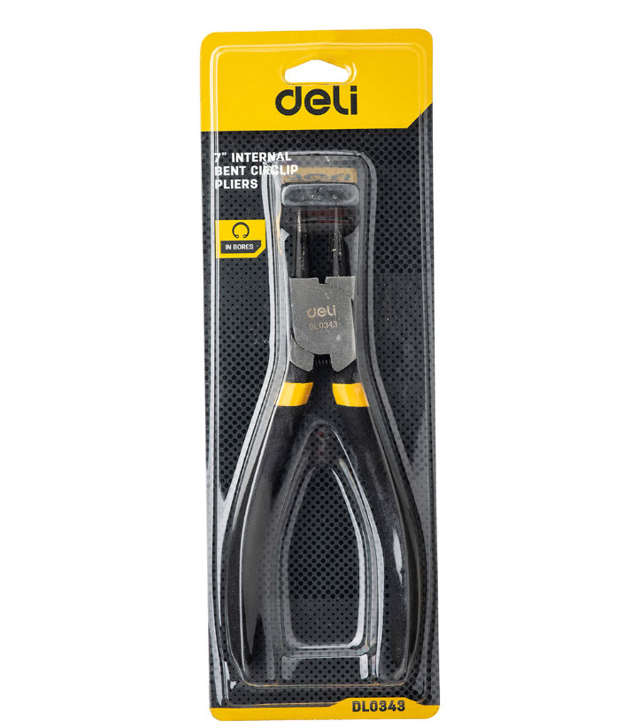 Casă, gradină și bricolaj - Cleste cu varf subtire curbat 7 inch dl0343 deli