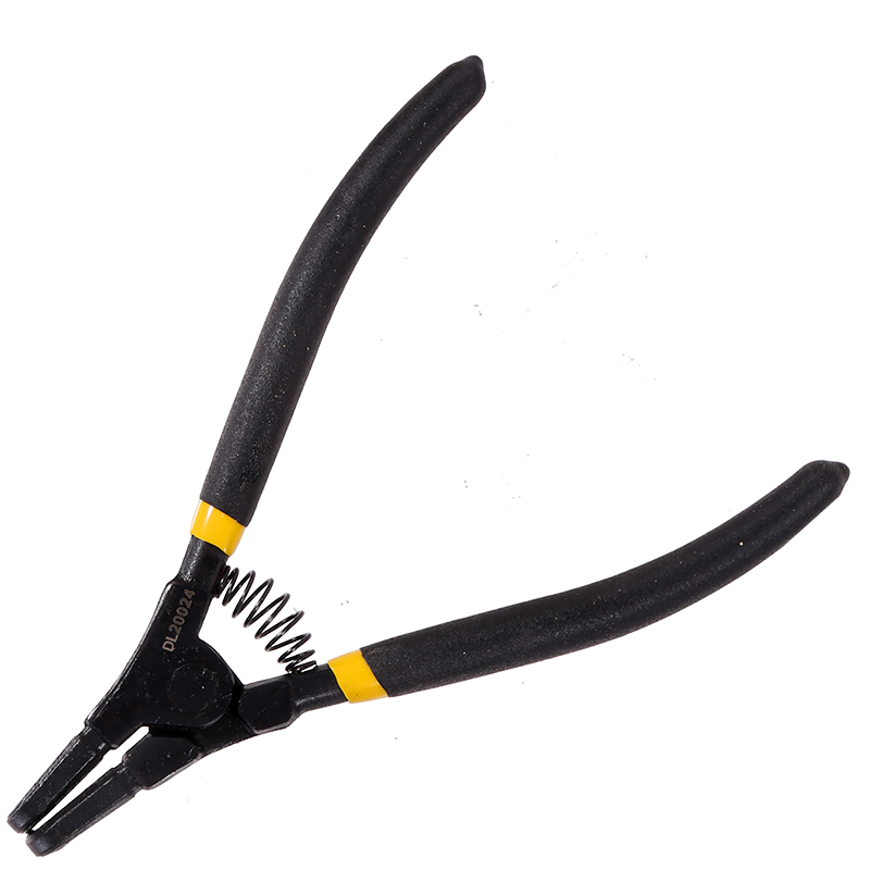 Casă, gradină și bricolaj - Cleste cu varf subtire curbat 7 inch negru dl20024 deli