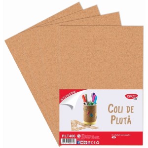 Art & Craft si Artizanat - Coli de pluta a4 set 6 autoadezive daco plt406 3 buc