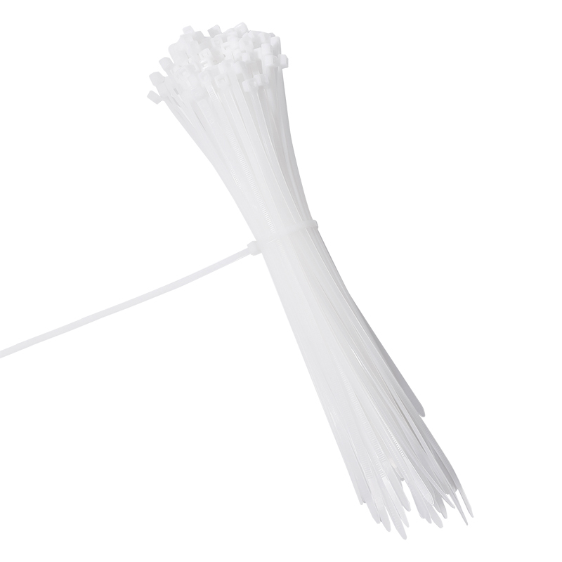 Casă, gradină și bricolaj - Coliere plastic 5*300mm albe deli