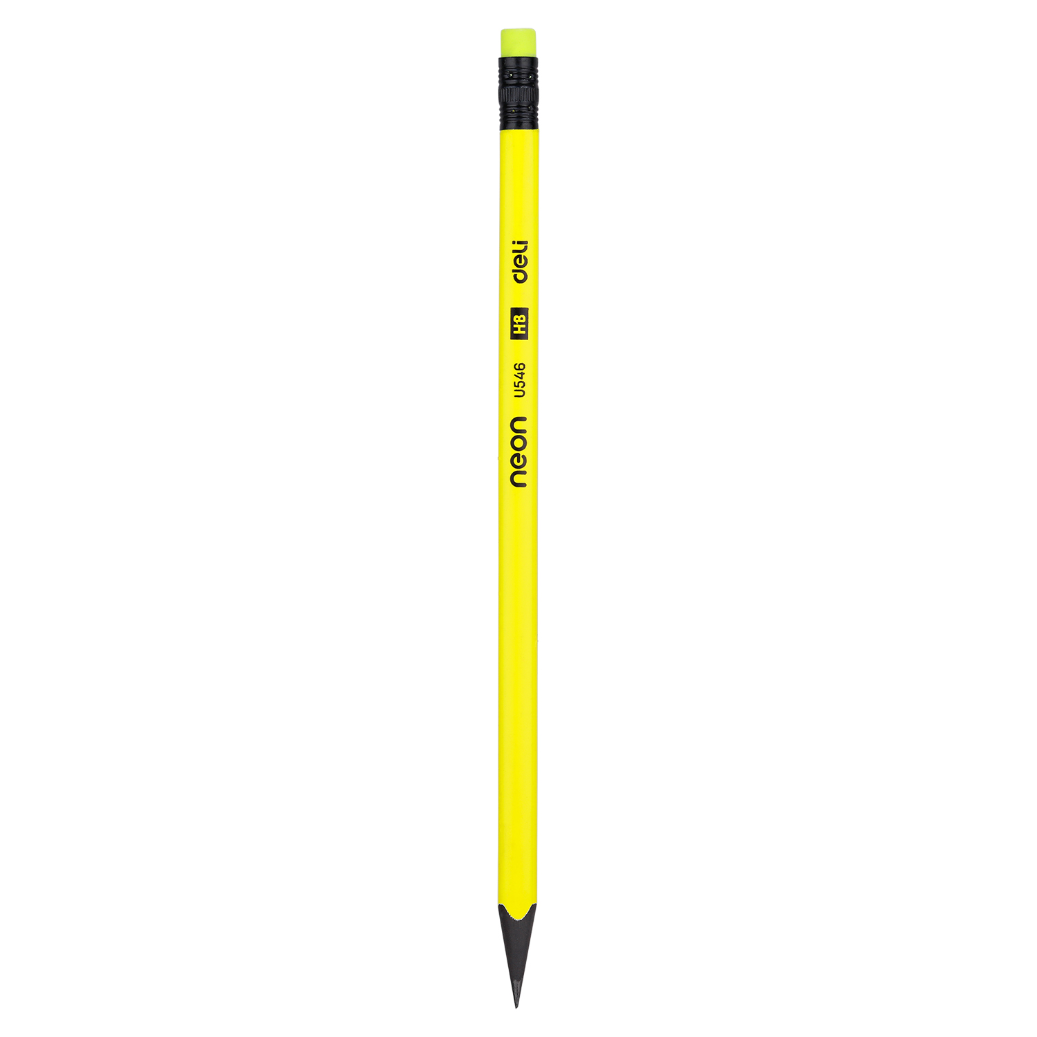 Creioane Grafit, Creioane Mecanice si Ascutitori - Creion grafit cu guma fara lemn hb neon deli
