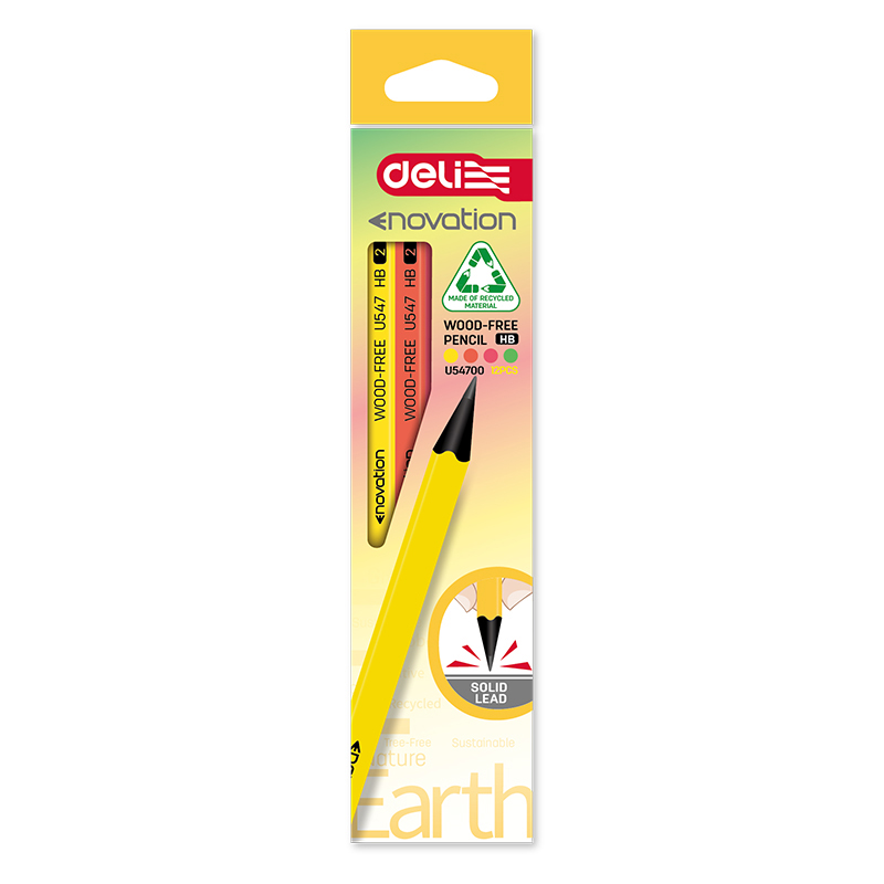 Creion grafit fara lemn hb neon deli [1]