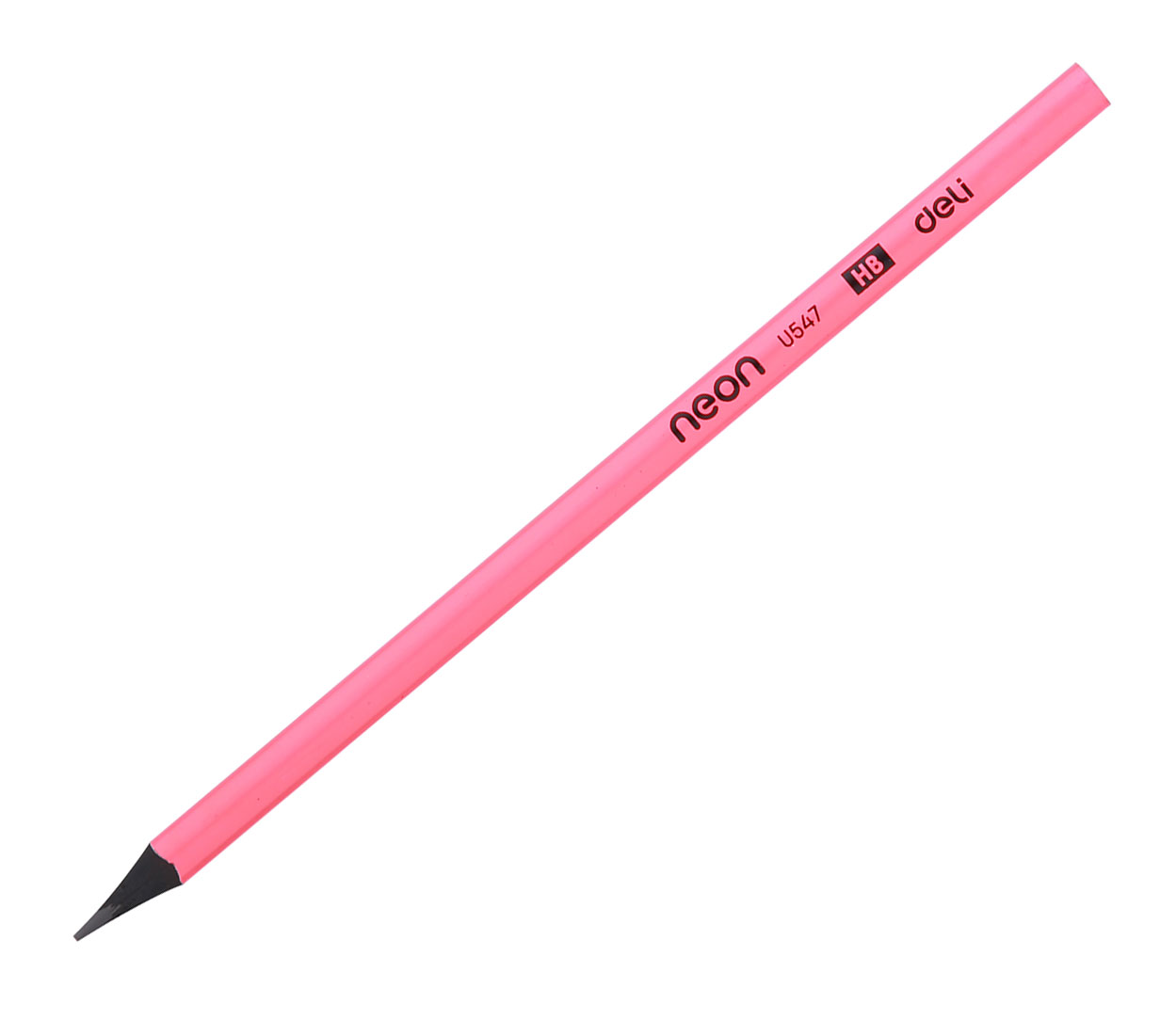 Creion grafit fara lemn hb neon deli [4]