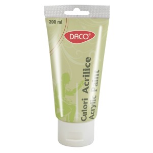 Art & Craft si Artizanat - Culori acril 200ml daco galben fluorescent cu3200gfl