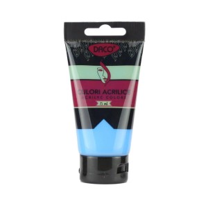 Art & Craft si Artizanat - Culori acril 75ml daco albastru ceruleum cu375ac 