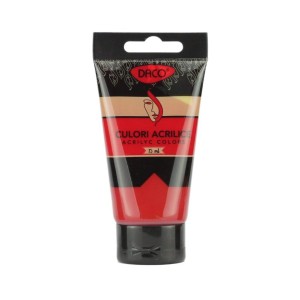 Art & Craft si Artizanat - Culori acril 75ml daco rosu carmin cu375rc