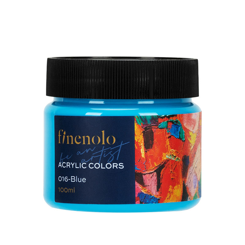 Art & Craft si Artizanat - Culori acrilice 100ml albastru finenolo deli