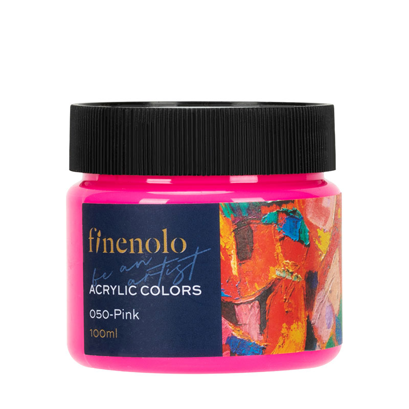 Art & Craft si Artizanat - Culori acrilice 100ml roz finenolo deli
