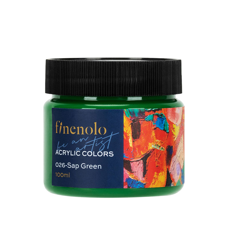 Art & Craft si Artizanat - Culori acrilice 100ml verde padure finenolo deli