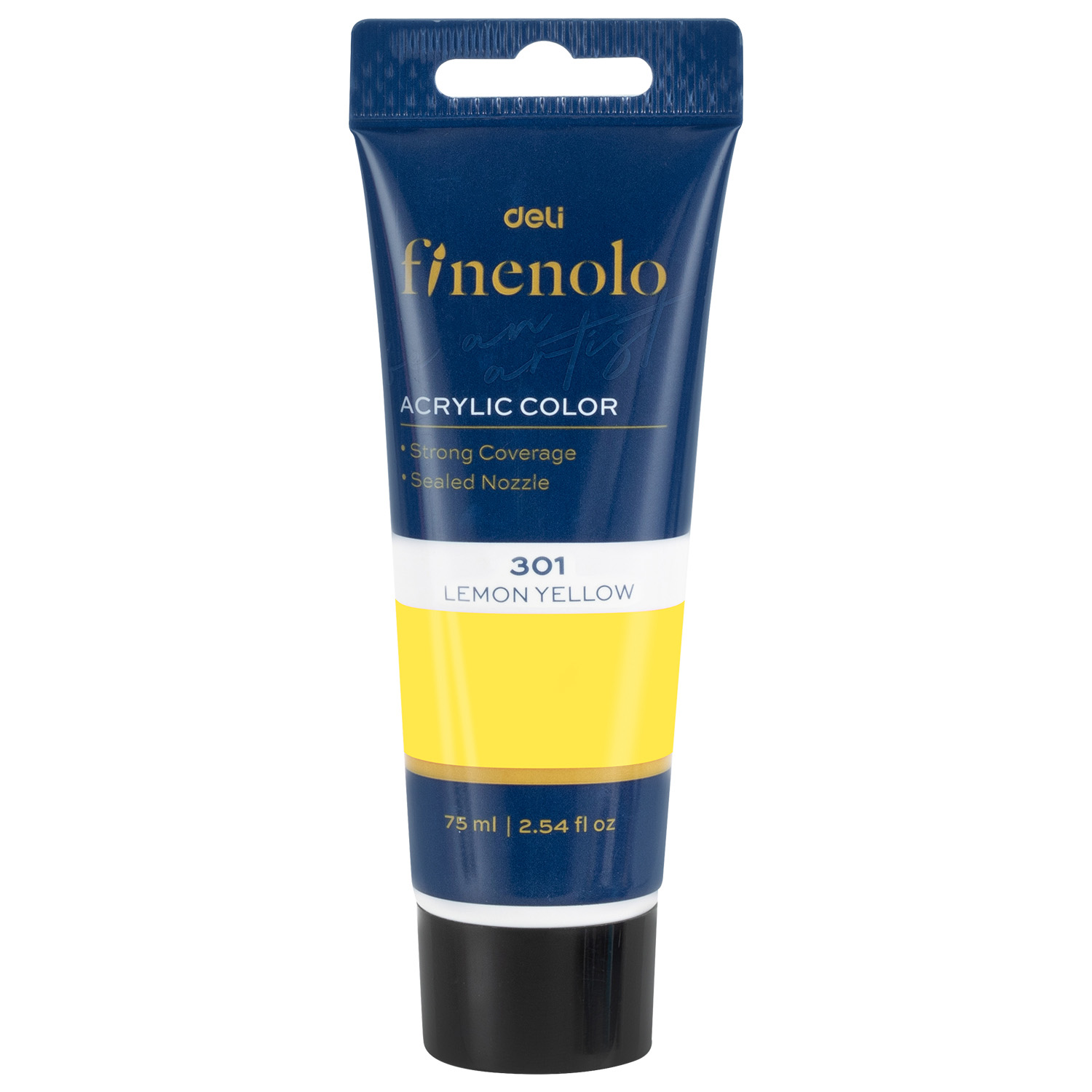 Art & Craft si Artizanat - Culori acrilice 75ml galben lamaie deli
