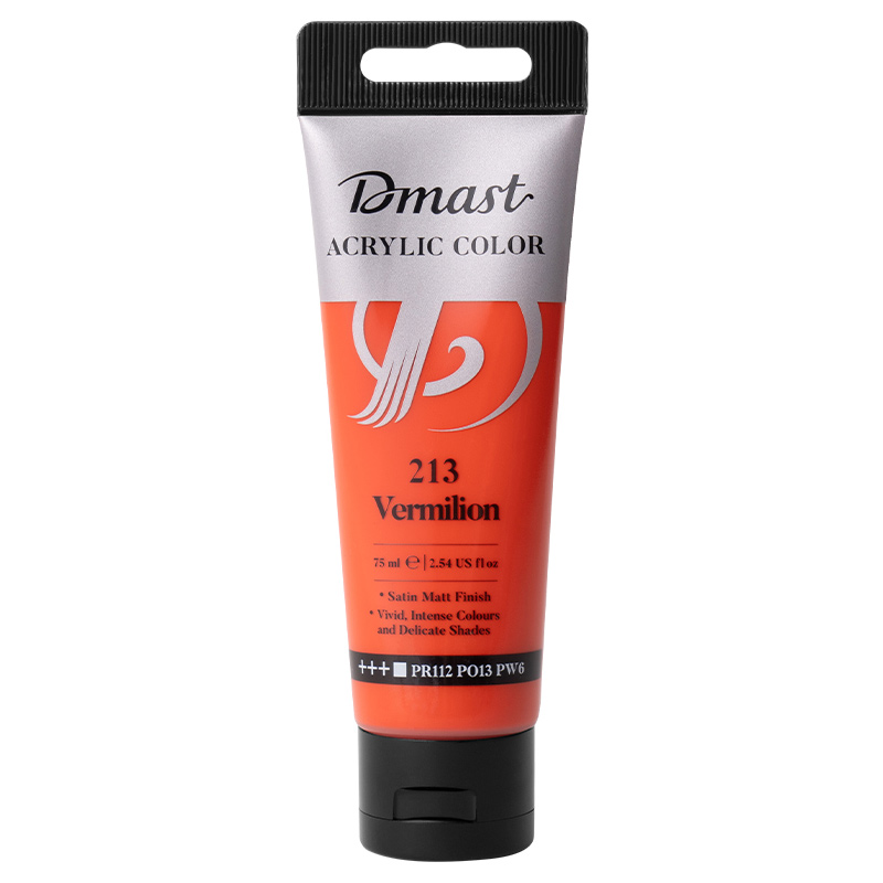 Art & Craft si Artizanat - Culori acrilice profesionale 75ml portocaliu intens 213 dmast by pebeo