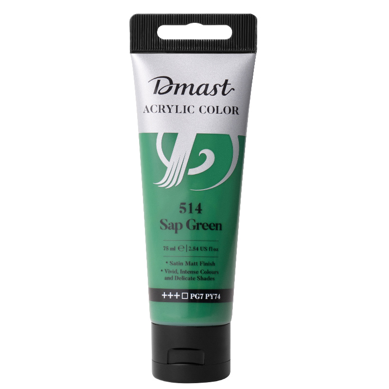 Art & Craft si Artizanat - Culori acrilice profesionale 75ml verde 514 dmast by pebeo