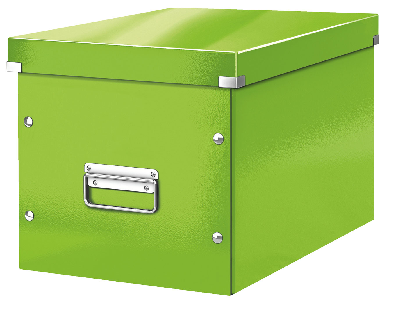 Arhivare - Cutie click&store mare cub verde leitz