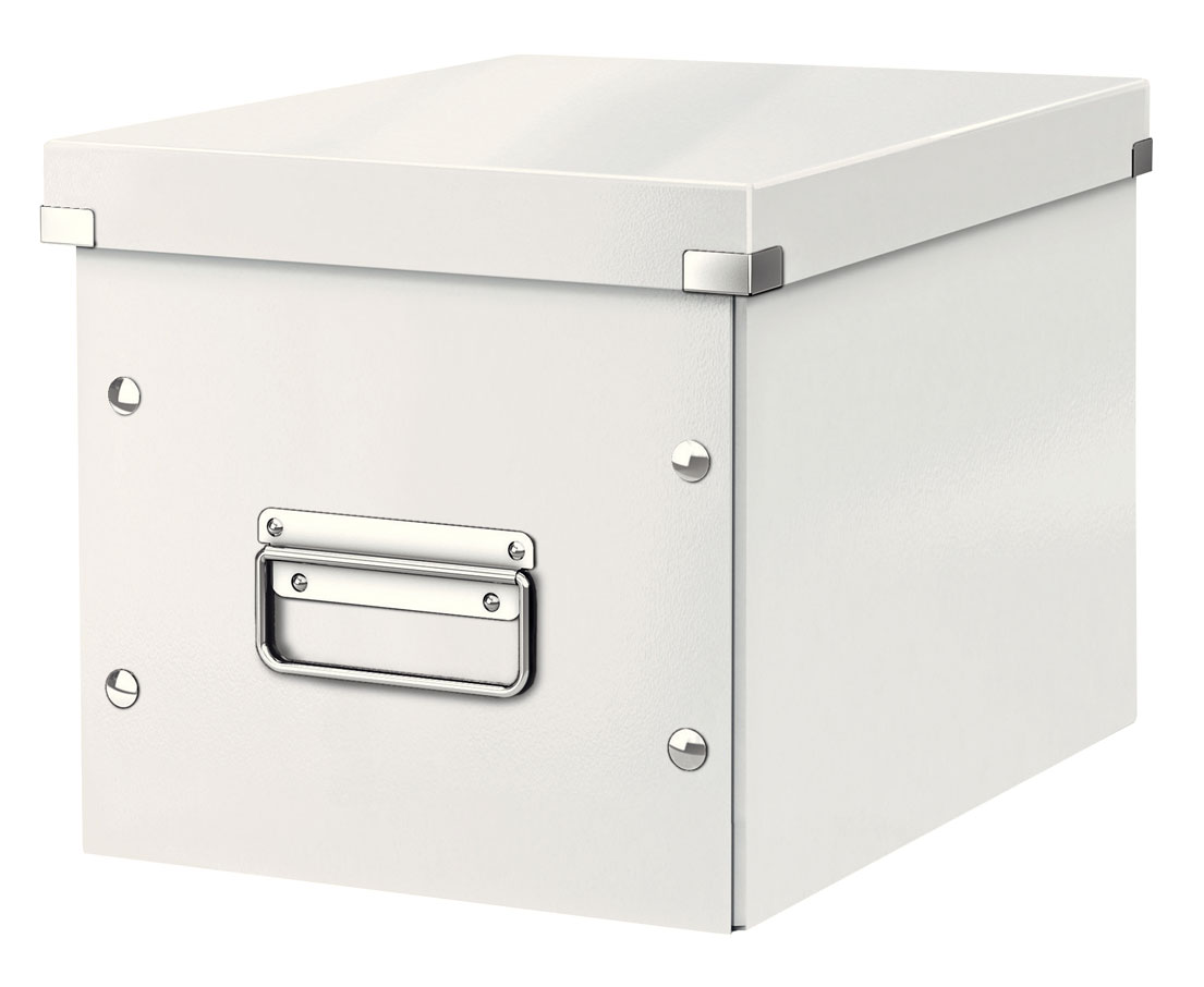 Arhivare - Cutie click&store medie cub alba leitz