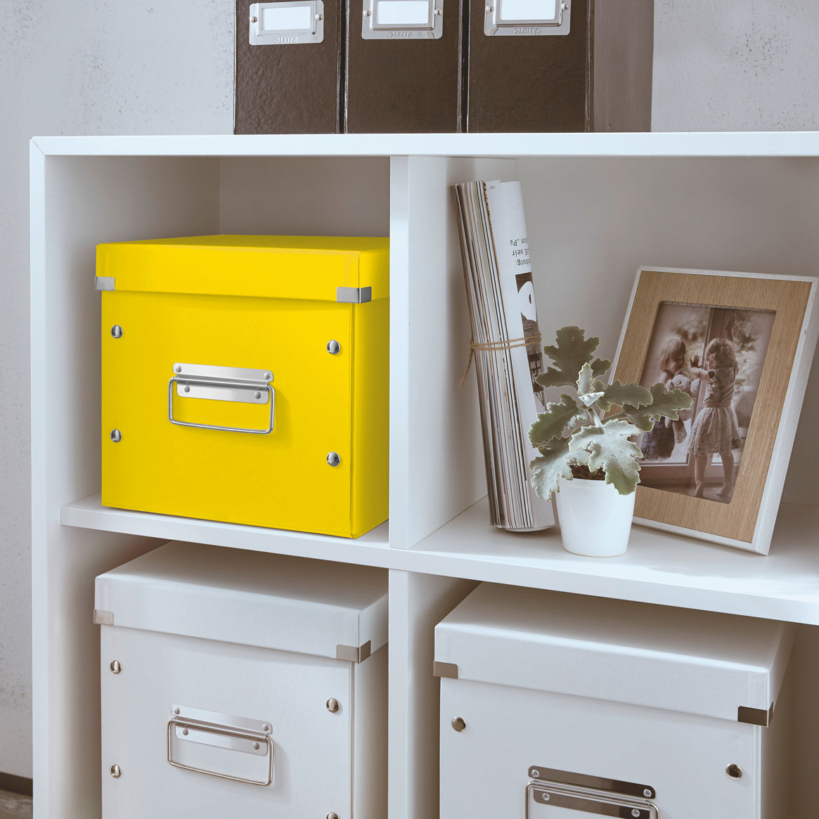 Cutie click&store medie cub galbena leitz [1]