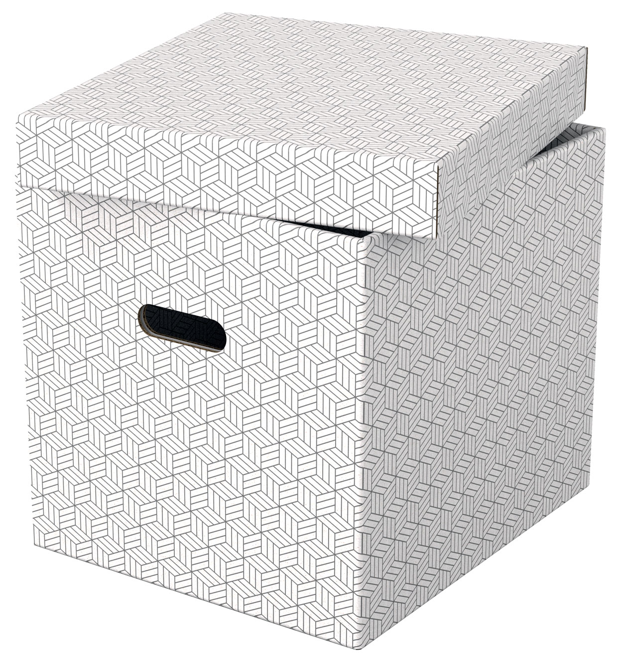 Cutie depozitare cu capac 36 x 32 x 31cm alba recycled fsc 3/set esselte [3]