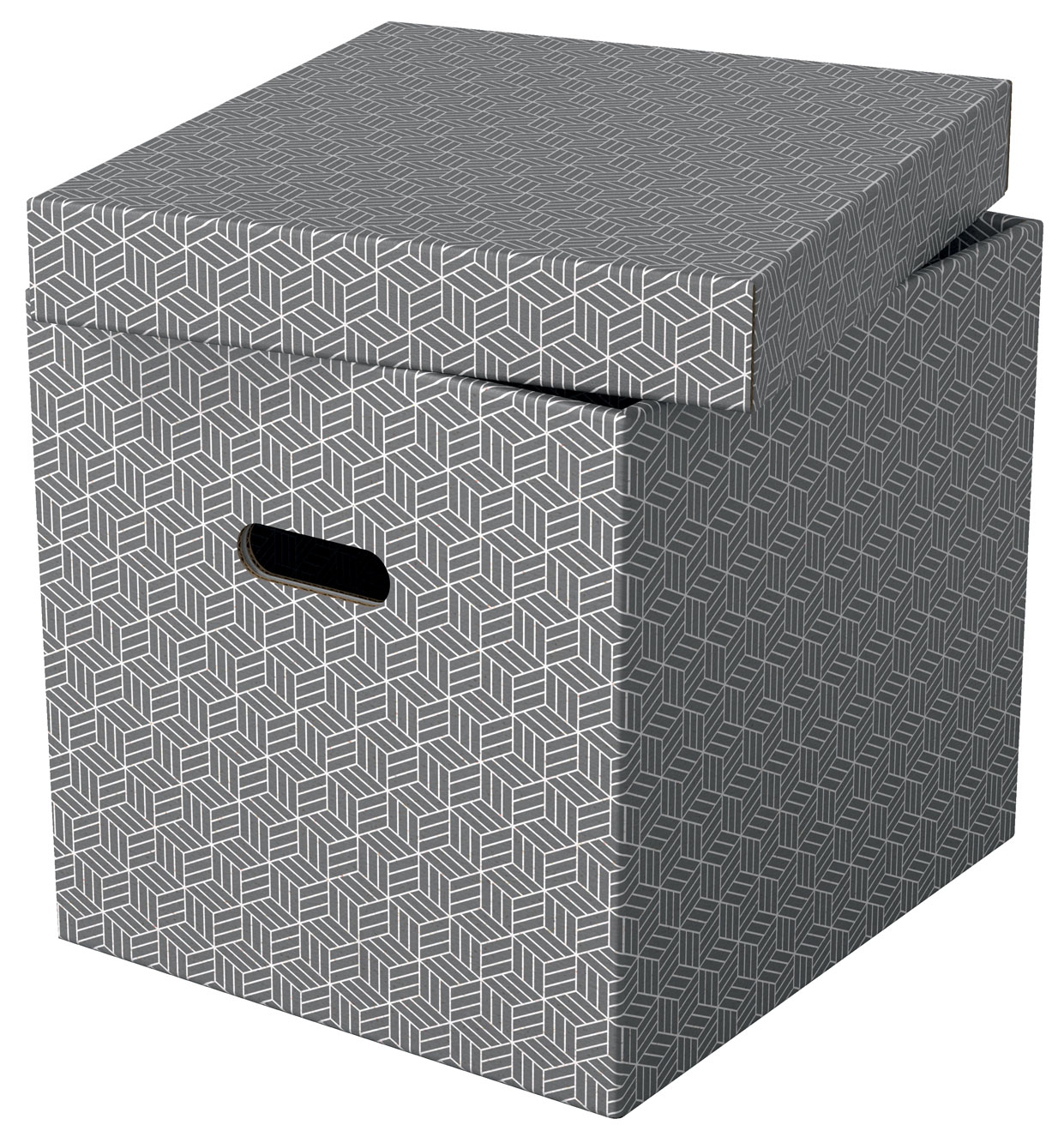 Cutie depozitare cu capac 36 x 32 x 31cm gri recycled fsc 3/set esselte [3]
