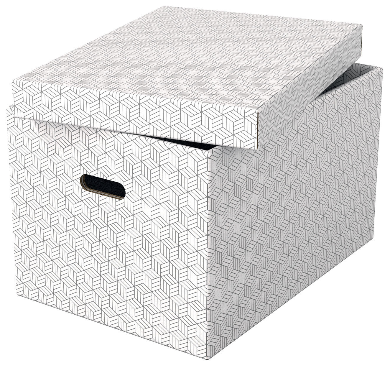 Cutie depozitare cu capac 51 x 35 x 30cm alba recycled fsc 3/set esselte [3]