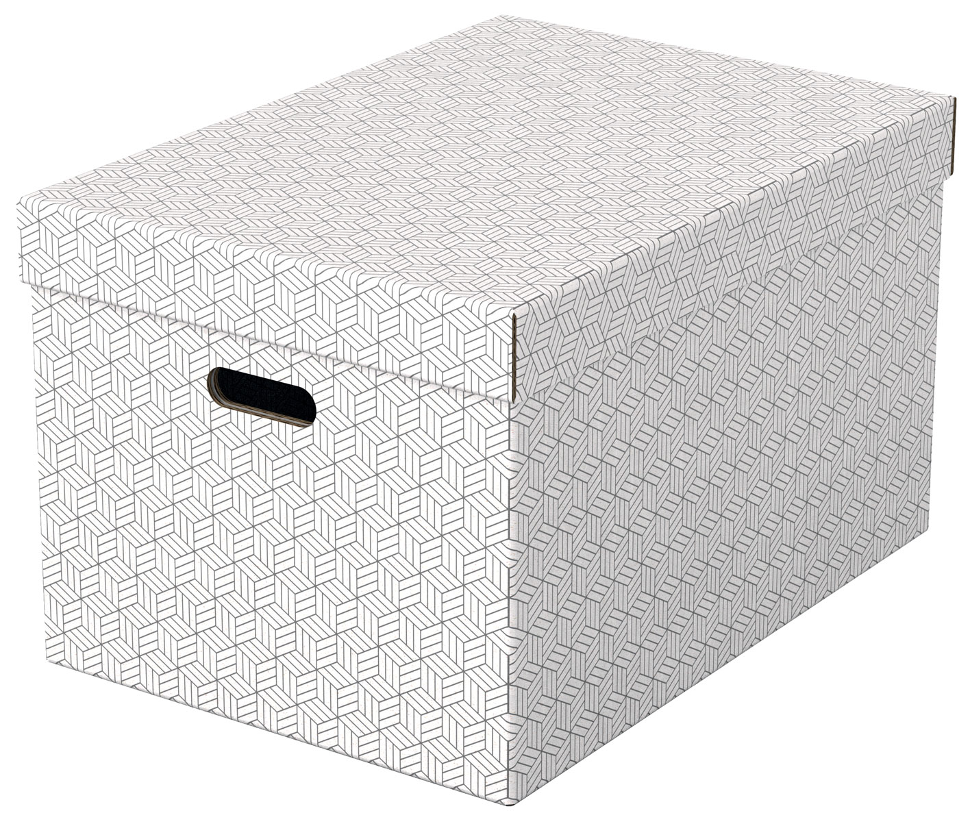 Arhivare - Cutie depozitare cu capac 51 x 35 x 30cm alba recycled fsc 3/set esselte