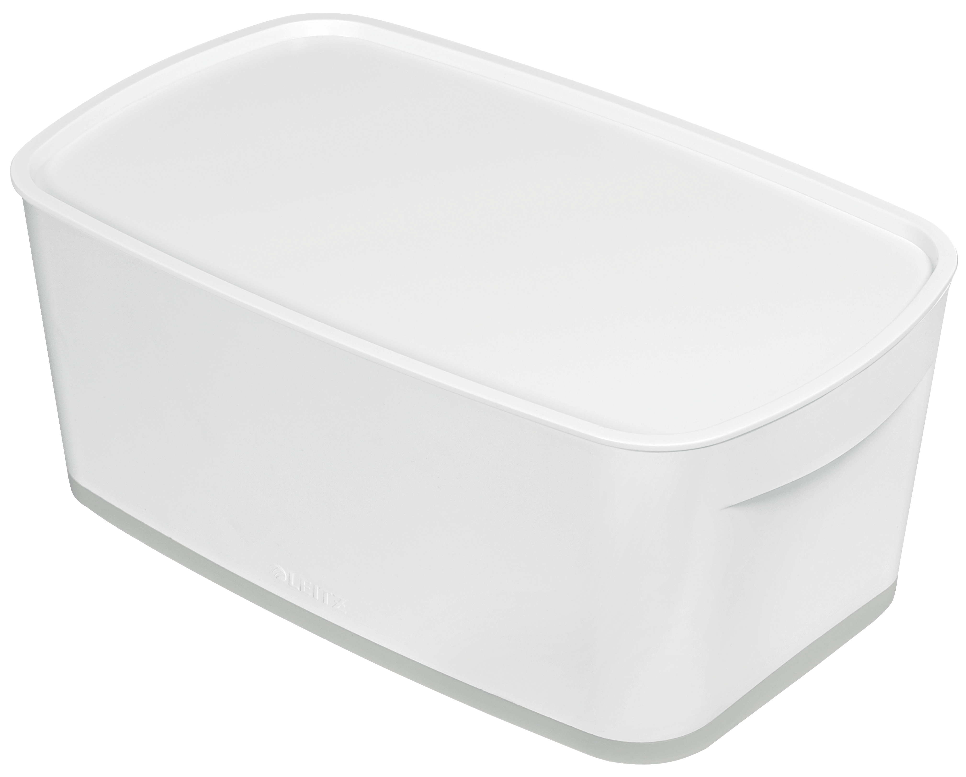 Arhivare - Cutie depozitare cu capac mica alb/gri mybox leitz