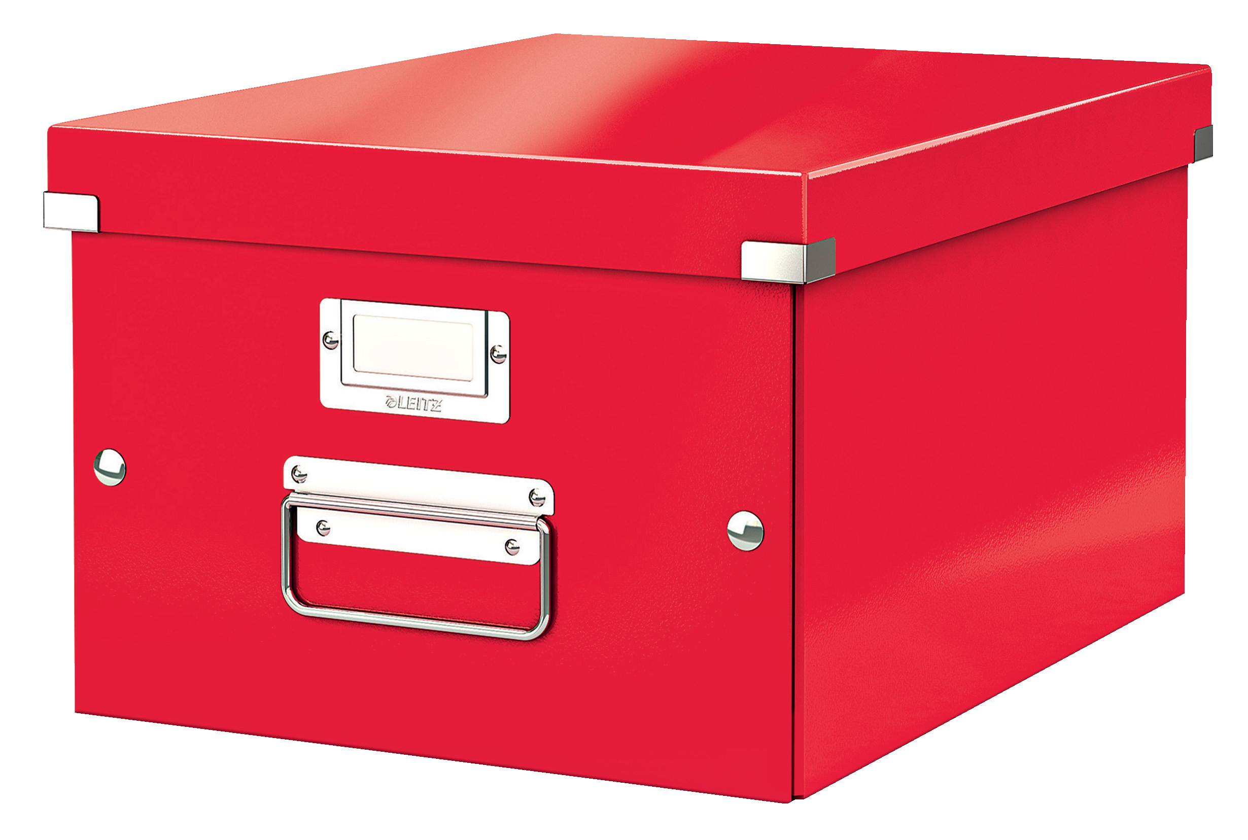 Arhivare - Cutie depozitare medie rosie click&store leitz