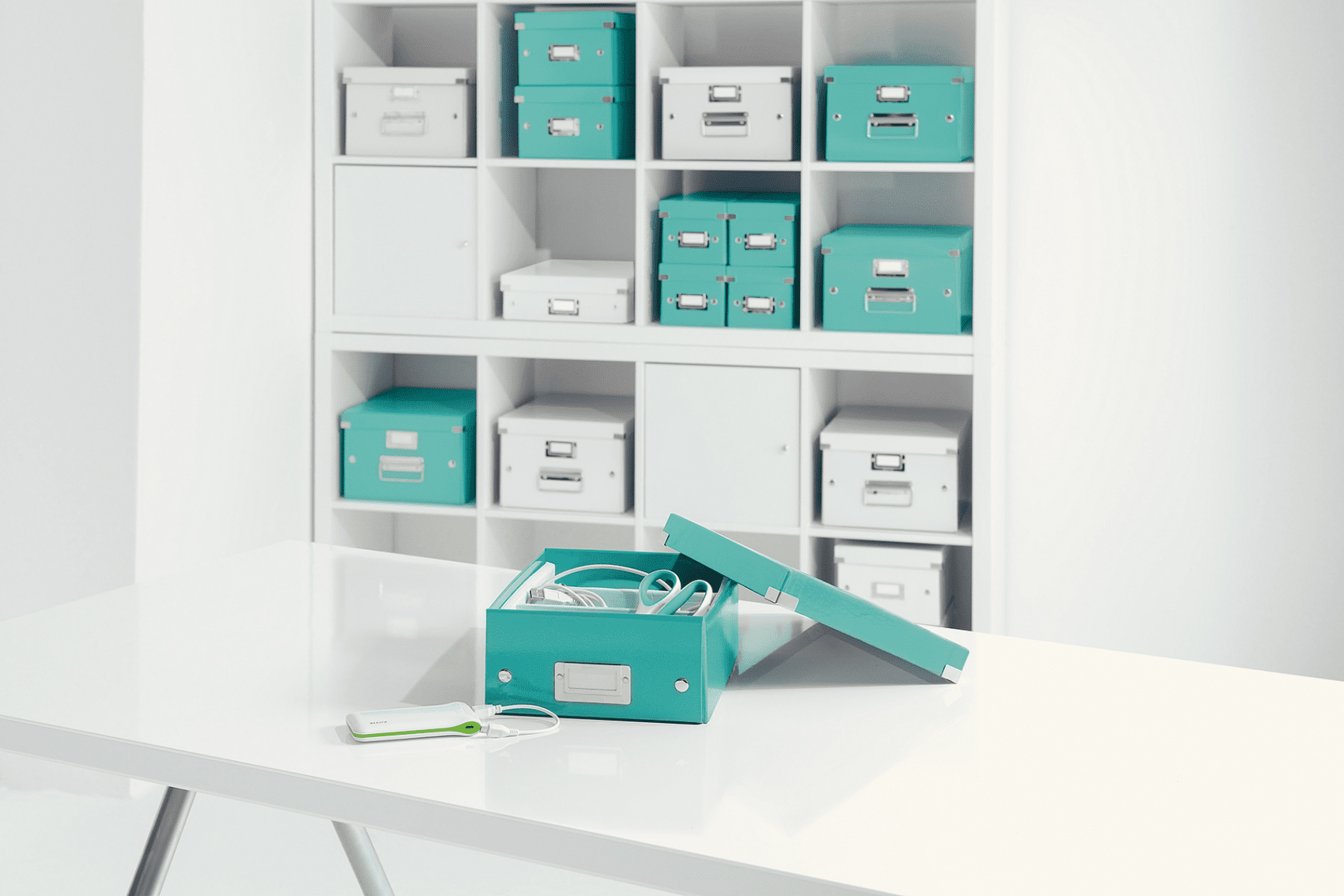 Cutie depozitare mica verde click&store leitz [3]