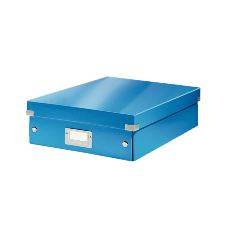 Arhivare - Cutie organizer medie albastra click&store leitz