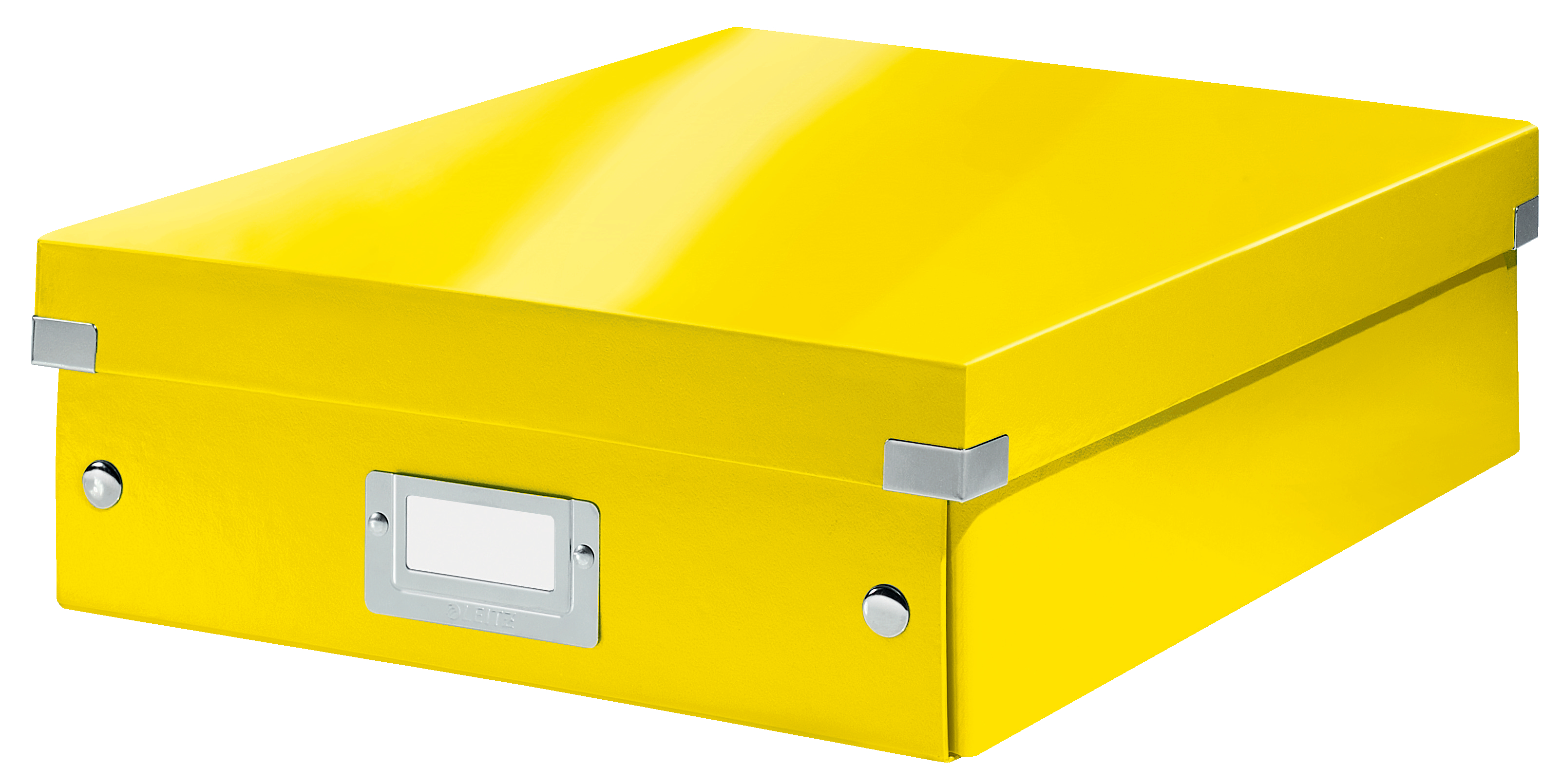 Arhivare - Cutie organizer medie galbena click&store leitz