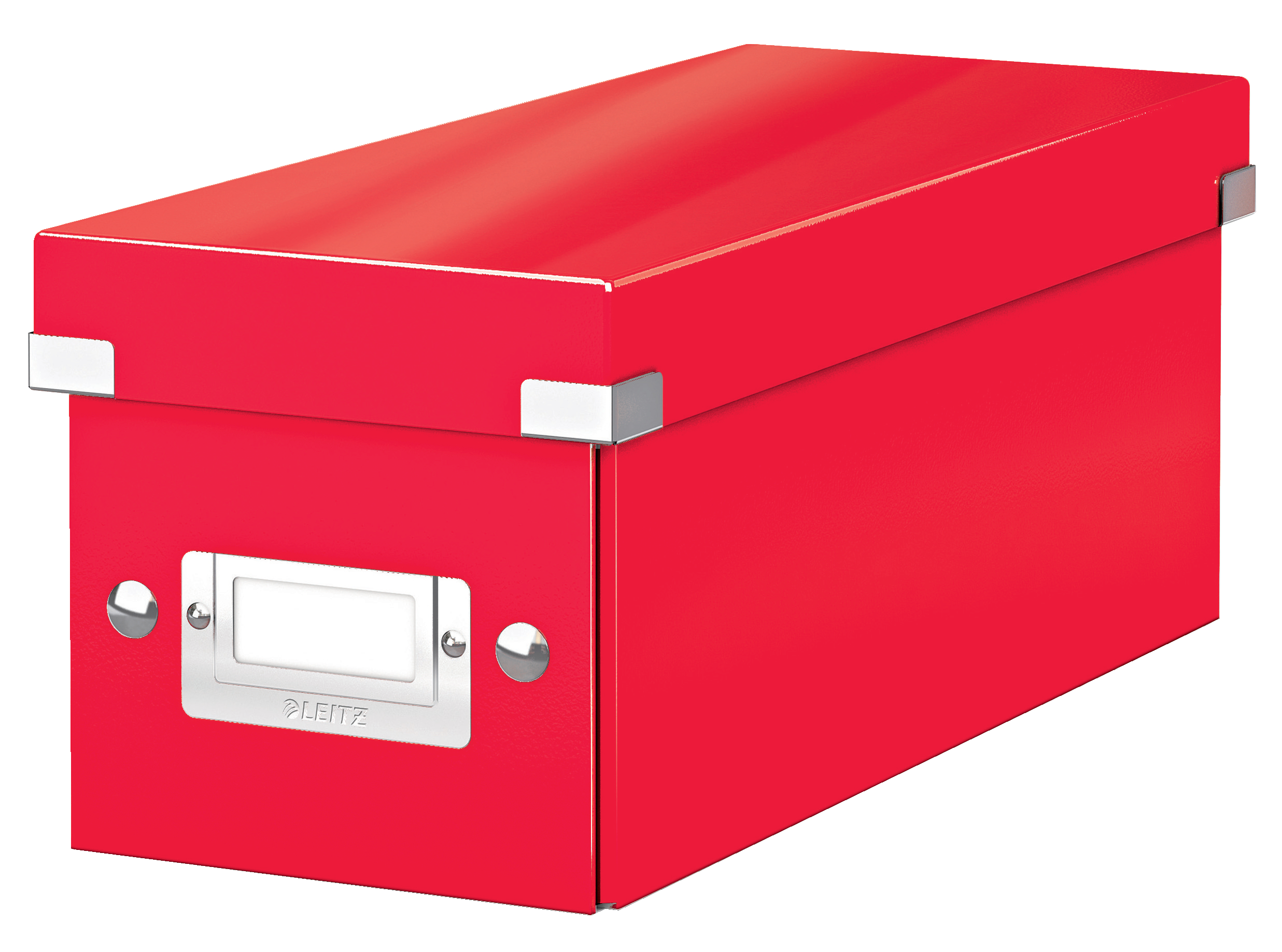 Arhivare - Cutie pentru cd-uri rosie click&store leitz
