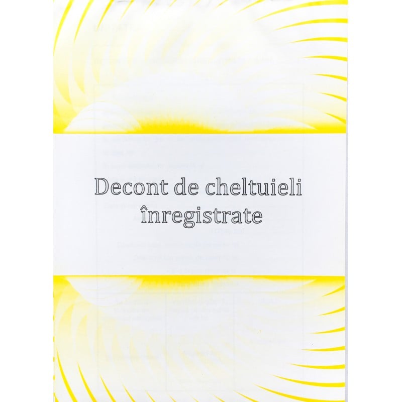 Decont de cheltuieli inregistrate a5 [1]