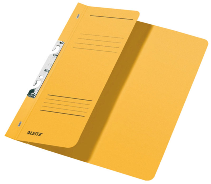 Dosare din carton - Dosar carton incopciat galben 1/2 leitz