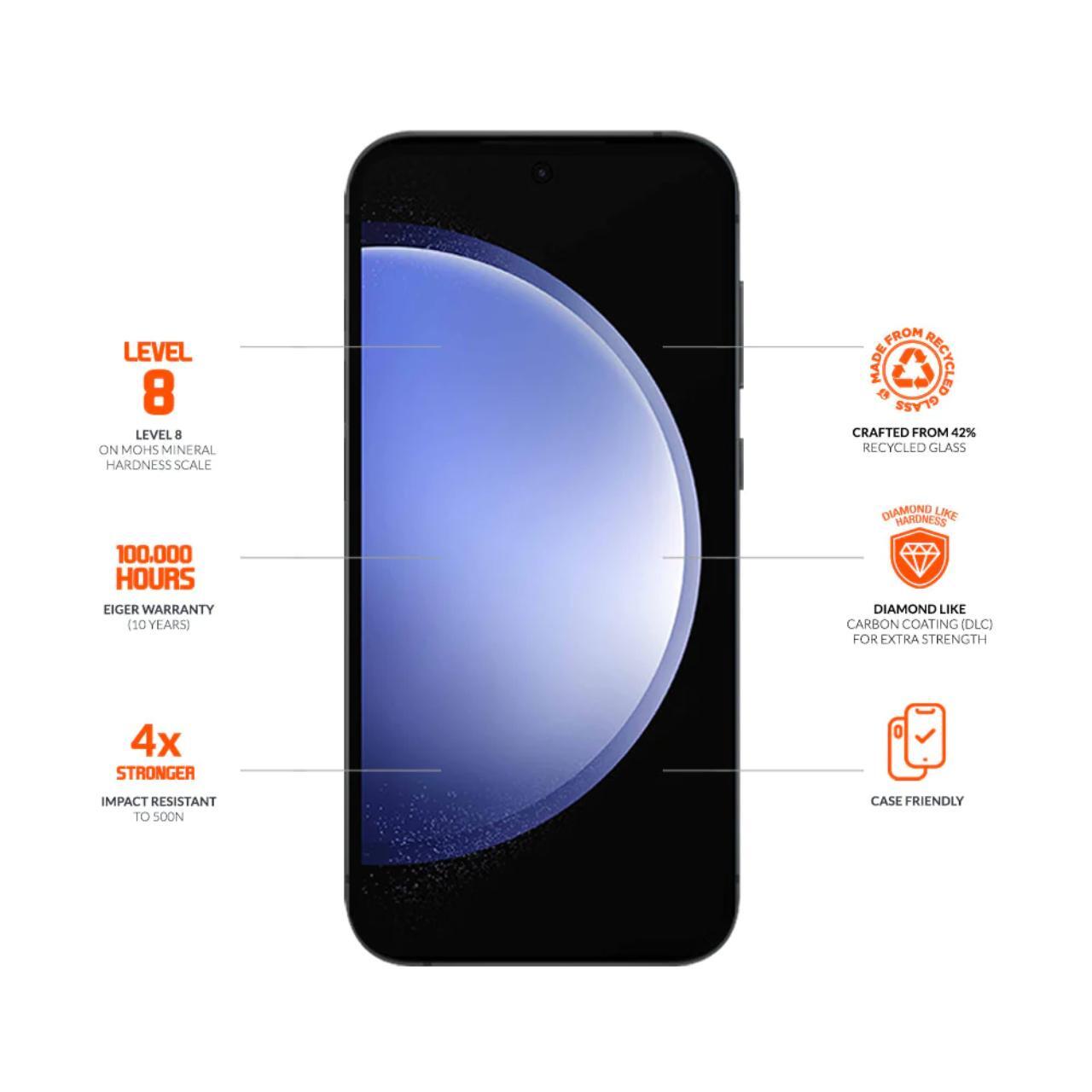 Eiger Folie Sticla Mountain Glass Ultra GRS Samsung Galaxy S24 Plus Clear [1]
