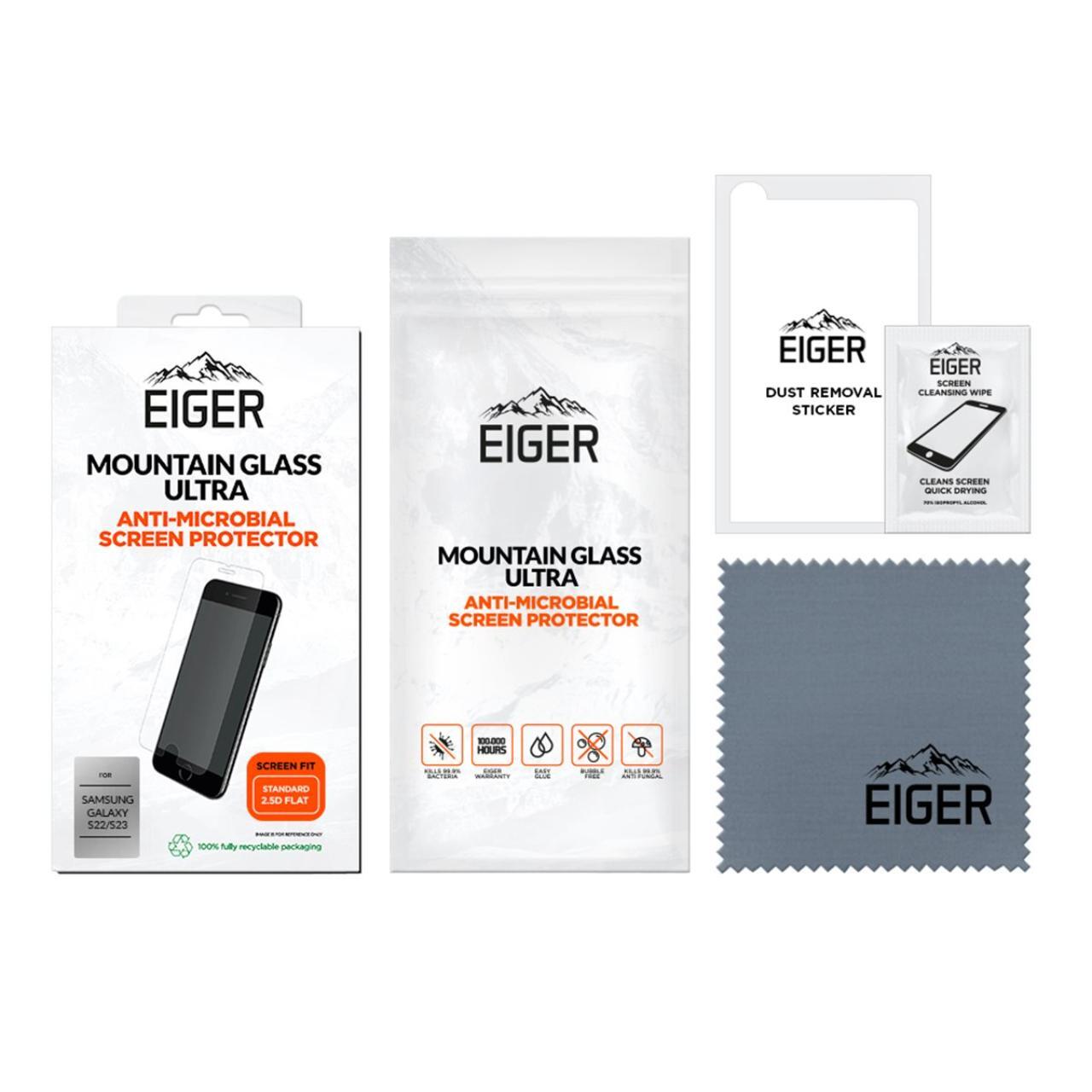 Eiger Folie Sticla Mountain Glass Ultra Samsung Galaxy S22 / S23 Clear [2]