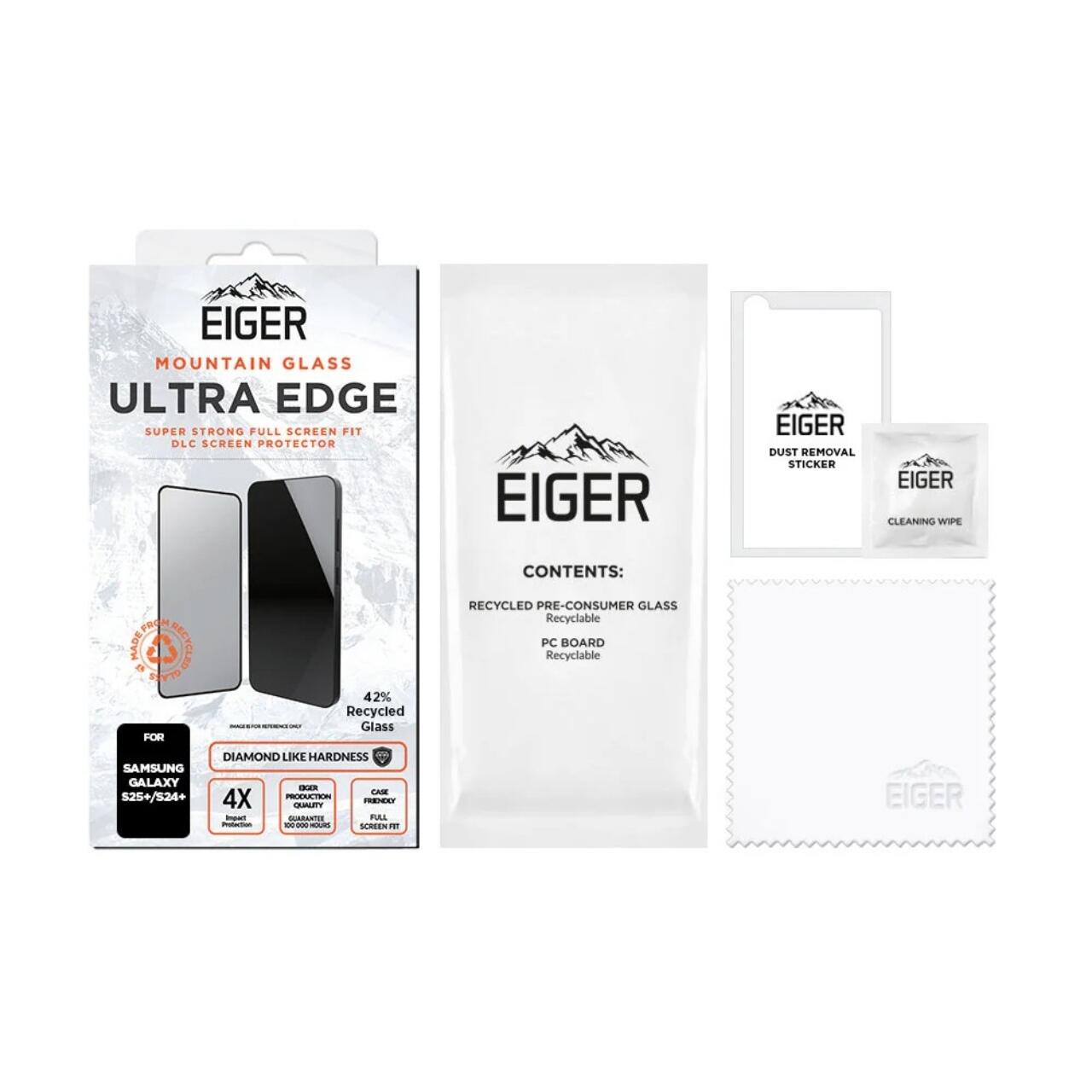 Eiger Folie Sticla Mountain Glass Ultra GRS Samsung Galaxy S25 Plus / S24 Plus Clear [2]
