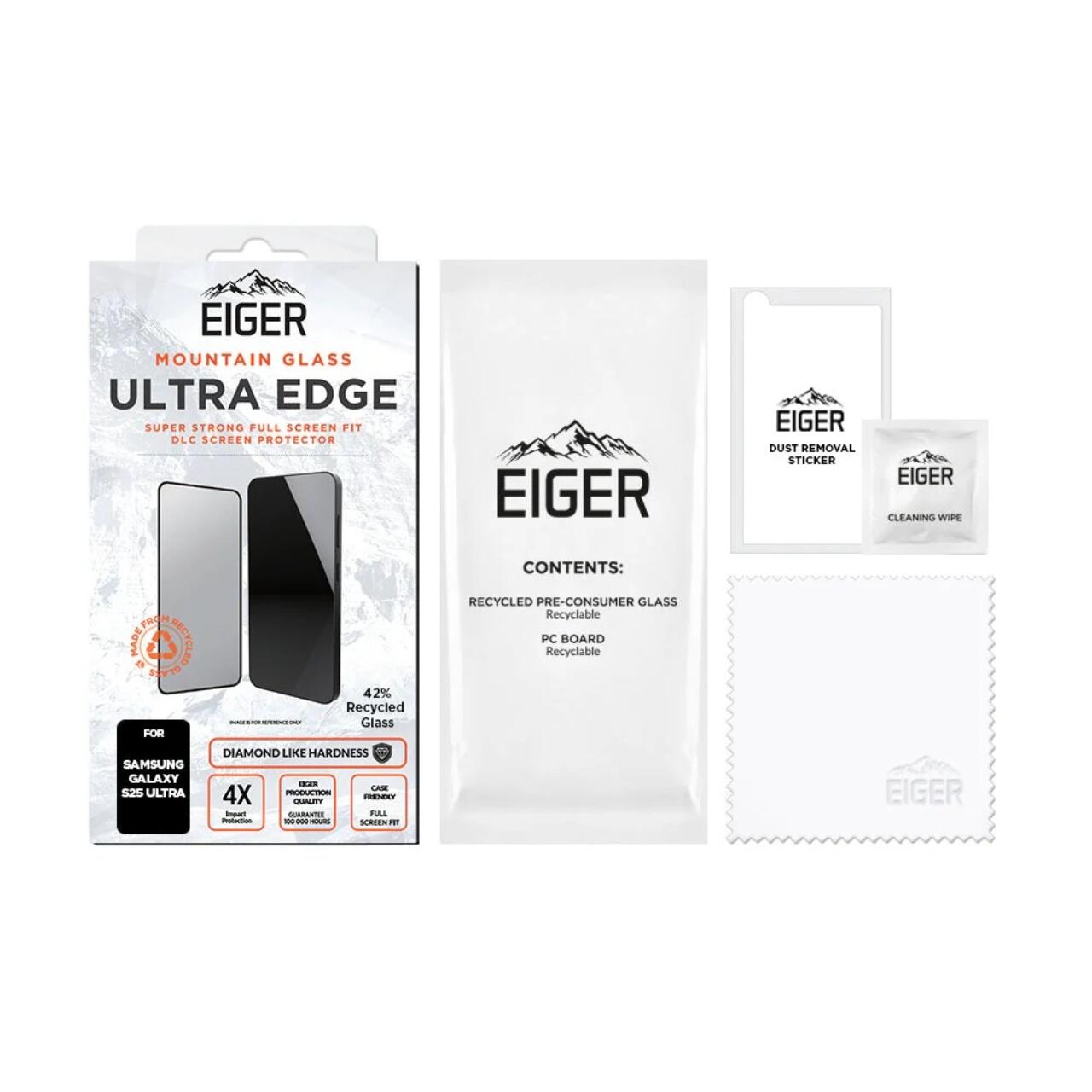 Eiger Folie Sticla Mountain Glass Ultra GRS Samsung Galaxy S25 Ultra Clear [2]