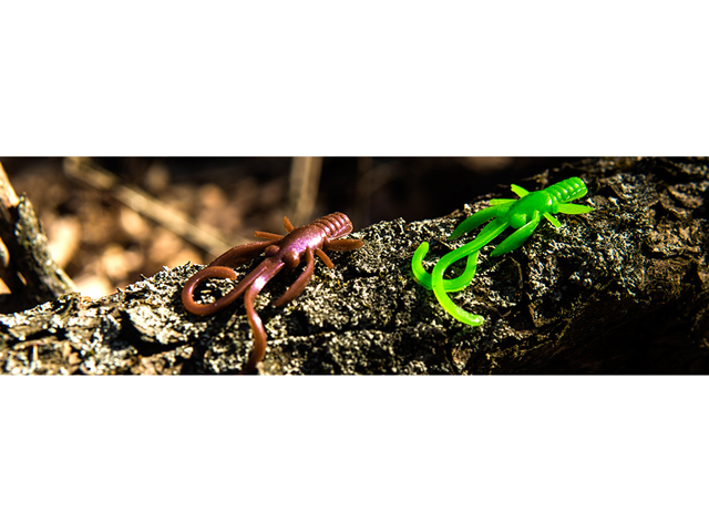 FishUp Baffi Fly 3.8cm #036 Caramel Green and Black 3.8cm #036 Caramel Green and Black [1]