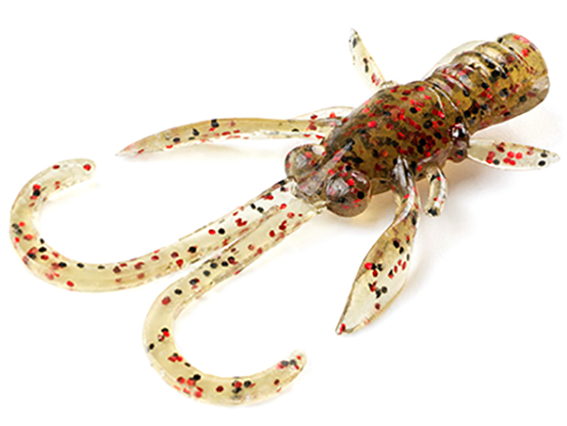 FishUp Baffi Fly 3.8cm #045 Green Pumpkin Red and Black 3.8cm #045 Green Pumpkin Red and Black [0]