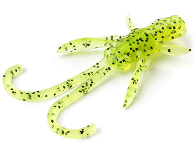 Nălucă - FishUp Baffi Fly 3.8cm #055 Chartreuse Black 3.8cm #055 Chartreuse Black